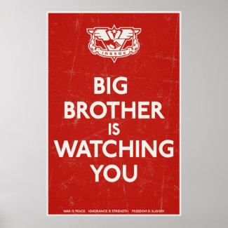 Big Brother Is Watching You Print