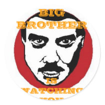 BIG BROTHER IS WATCHING YOU stickers