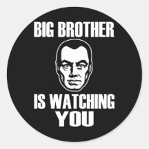 Big Brother is Watching You Stickers