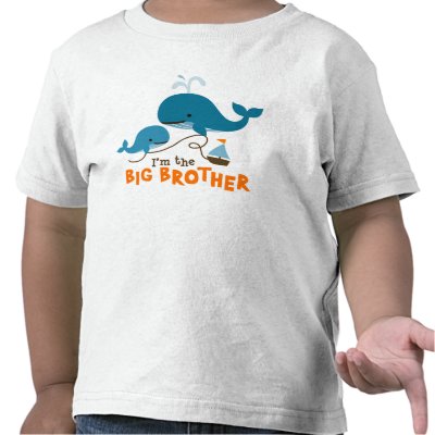 Big Brother - Mod Whale Tee Shirt by specialtee