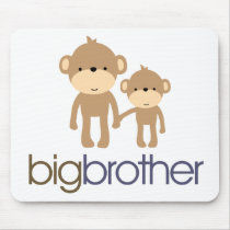 Big Brother Monkey T-shirt mousepads