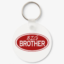 Big Brother (oval) keychains by Coolkidstees Big Brother (oval) keychains