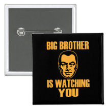 Big Brother Portrait Button