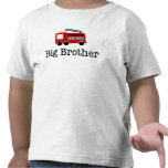 Big Brother Red Fire Truck Tee Shirt