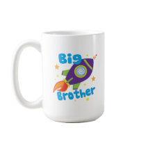 Big Brother Rocket Ship Sibling Sets Coffee Mugs