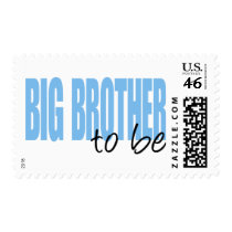 Big Brother To Be (Blue Block Font) Stamps