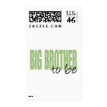 Big Brother To Be (Green Block Font) Stamp