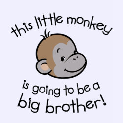 Big Brother to be - Monkey Face shirt