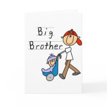 Big Brother With Little Brother Greeting Cards