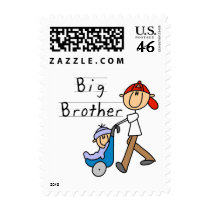 Big Brother With Little Brother Postage Stamp