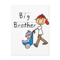 Big Brother With Little Brother postcards