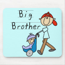 Big Brother with Little Brother Tshirts and Gifts Mousepad