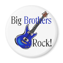 Big Brothers ROCK! Fridge Magnet