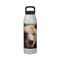 Big Brown Bear Reusable Water Bottles