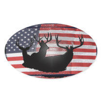 Big bucks and Old Glory Sticker