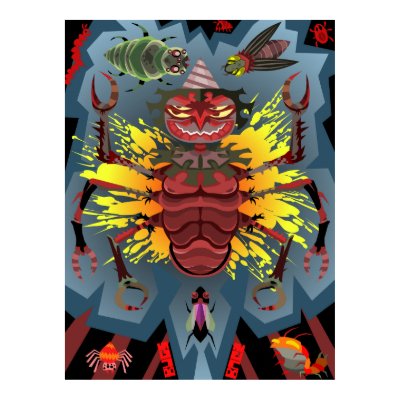 Big Bug Poster by ZekeySpaceyLizard