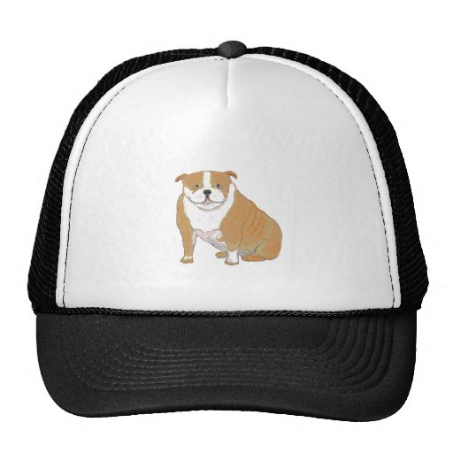 bulldog trucker hat