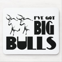 Big Bulls - Funny Farmer Mouse Pads