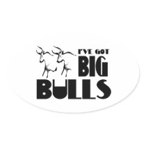Big Bulls - Funny Farmer Stickers
