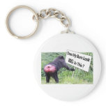 Big Bum Sign with nkey Photo Key Chains