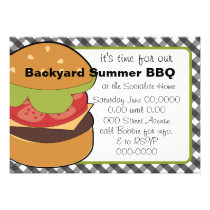 Big Burger invitations