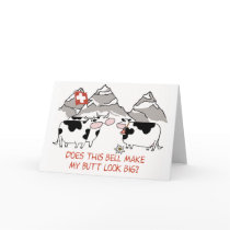 Big Butt Greeting Card by swisssoup Big Butt Greeting Card