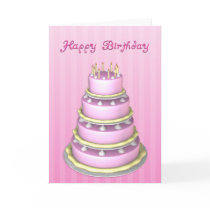 Big Cake Birthday Card