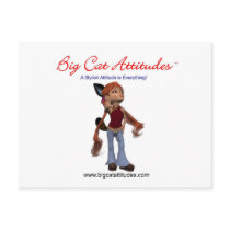 Big Cat Attitudes Distributor Postcard
