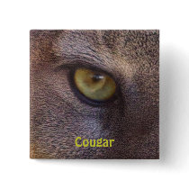Big Cat Cougar Eye Wildlife-lovers Button