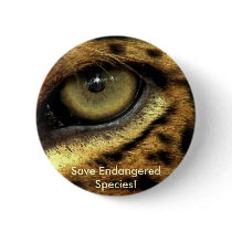 BIG CAT Endangered Species Series buttons by RavenSpiritPrints BIG CAT Endangered Species Series buttons