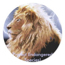 BIG CAT Endangered Species Series stickers by RavenSpiritPrints BIG CAT Endangered Species Series stickers