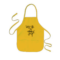 Big Cat In Animal Soup aprons