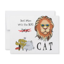 Big Cat Invitation