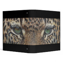 Big Cat Leopard Eye Painting Art Binder
