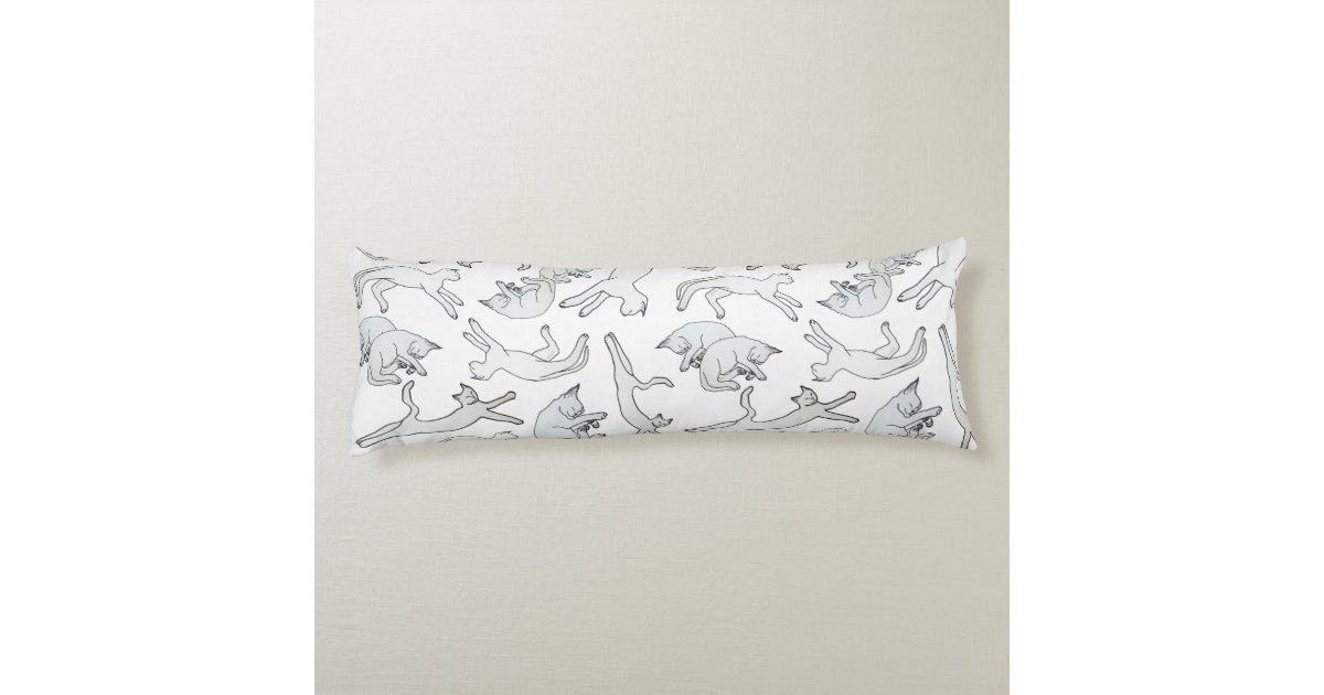 large cat body pillow