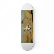 big cat nap custom skateboard