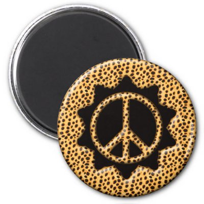big pics of peace signs. BIG CAT PEACE SIGN MAGNET by dgpaulart. Show your desire for world peace