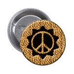 BIG CAT PEACE SIGN PINS