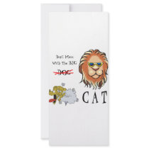 Big Cat rack cards