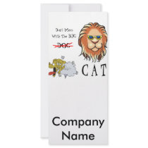 Big Cat rack cards