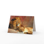 Big Cats Set - 6 Greeting Cards