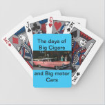 Big Cigars and Motor Cars Playing Cards playing cards