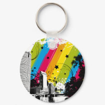 Big City 2 keychains by artimatter Big City 2 keychains
