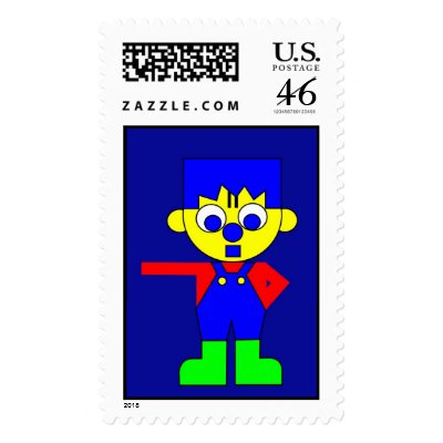 Big Claus Postage Stamp by lonvig