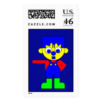 Big Claus Postage Stamp