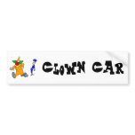 Big clown little car bumper sticker