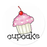 Big Cupcake Stickers