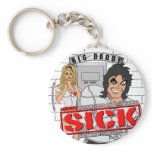 BIG DADDY "Sick" Round Keychain