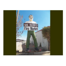 Big Daddy's Flea Market Postcard