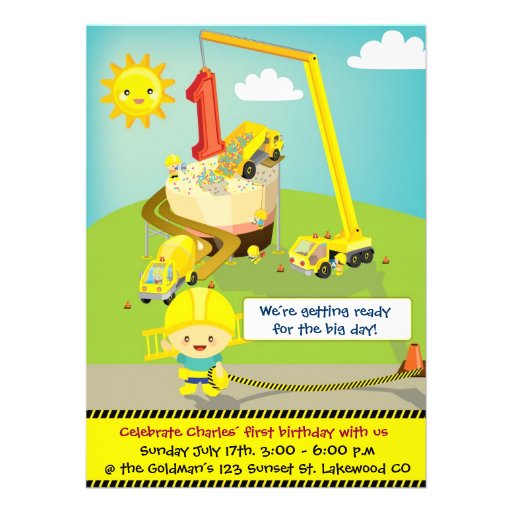 Big Day Birthday Invitation